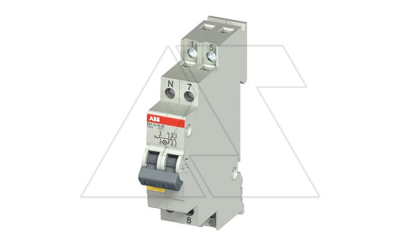 Переключатель E211X-16-30, 3NO, 16A(250/400VAC), тип 1-0, желтый LED, 1M фото