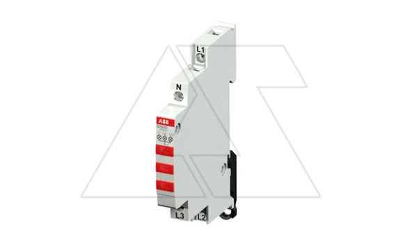 Индикатор E219-3C, 115_250VAC, 3 красных LED, 0,5M фото