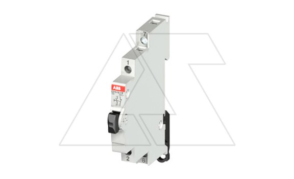 Кнопка E215-16-11F, 1NO+1NC, 16A(250VAC), без фикс., черная кнопка, 0,5M фото