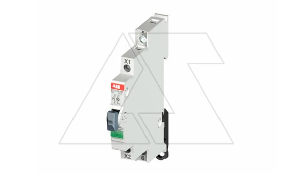 Кнопка E217-16-10D, 1NO, 16A(115_250VAC), без фикс., зеленый LED, 0,5M фото