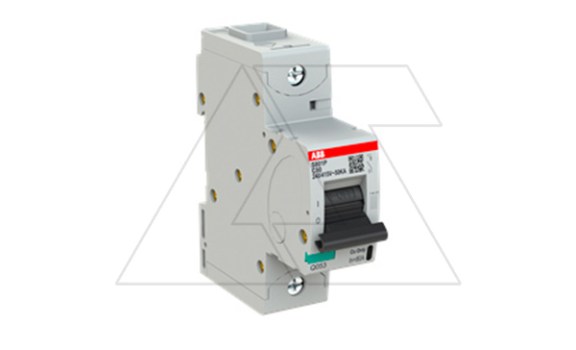 Авт. выключатель S801P-C80, 1P C 80A Icu=50kA 1.5M ABB даташит схема