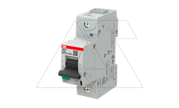 Авт. выключатель S801P-C100, 1P C 100A Icu=50kA 1.5M ABB даташит схема