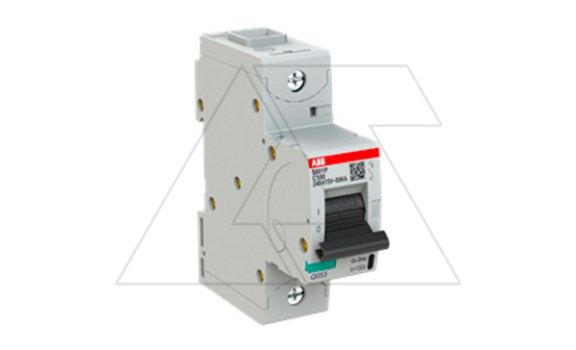 Авт. выключатель S801P-C100, 1P C 100A Icu=50kA 1.5M ABB даташит схема