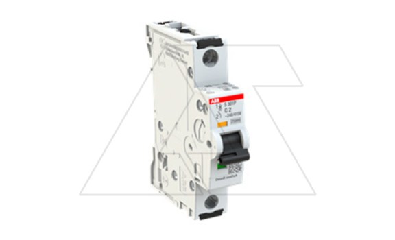 Авт. выключатель S301P-C2, 1P C 2A Icu=100kA 1M ABB даташит схема