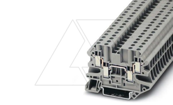 Клемма проходная UT 4-QUATTRO /6,2mm, винтовая, 4 присоед., 4(max 6)mm2, 32A, 500V, серая фото