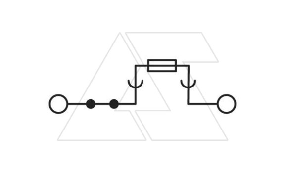 Клемма с держателем предохранителя UT 4-HESI (5X20) /6,2mm, винтовая, 2 присоед., 4(max 6)mm2, 6,3A, 500V, черная Phoenix Contact даташит схема
