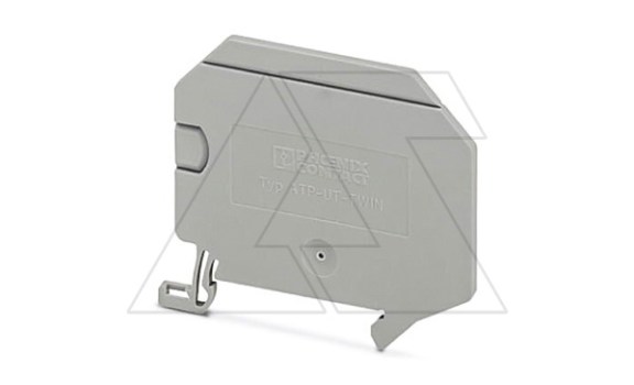 Разделительная пластина ATP-UT-TWIN /2,2mm, для винтовых клемм UT-TWIN 2,5..4, серая фото
