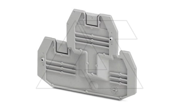 Крышка концевая D-UTTB 2,5/4 /2,2mm, для винтовых клемм UTTB 2,5..4, серая фото