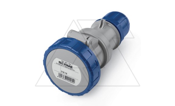 Разъем пром. силовой CEE кабельный, гнездо, 16A, 3P+E 9h, 200_250VAC 50/60Hz, IP66/IP67/IP69, серия OPTIMA фото