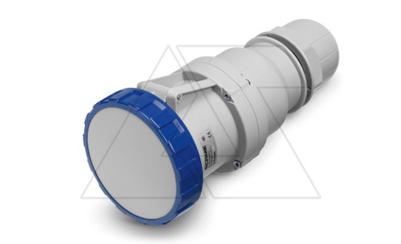 Разъем пром. силовой CEE кабельный, гнездо, 63A, 2P+E 6h, 200_250VAC 50/60Hz, IP66/IP67/IP69, серия OPTIMA фото