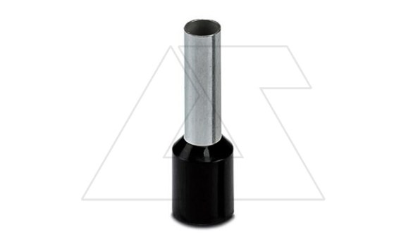 Кабельный наконечник AI 6 - 12 BK изолированный, сечение 6mm2, длина 12mm, черный (упак. 100шт.) фото