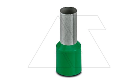 Кабельный наконечник AI 16 - 12 GN изолированный, сечение 16mm2, длина 12mm, зеленый (упак. 100шт.) фото