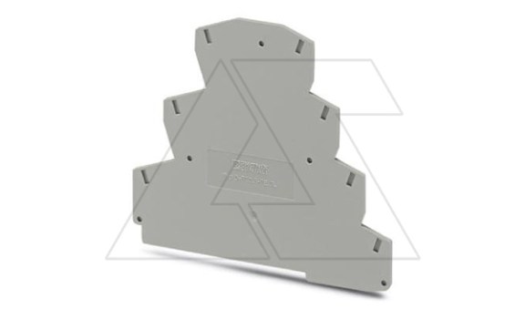 Крышка концевая D-PT 2,5-PE/3L /2,2mm, для push-in клемм PT 2,5-PE/3L, серая фото