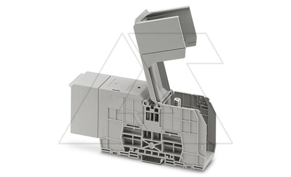 Клемма болтовая RBO 10-HC /41mm, 2 присоед., M10, 150mm2, 309A, 1000V, с защитными крышками, серая фото