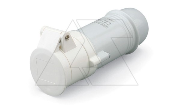 Разъем пром. силовой CEE кабельный, гнездо, 16A, 2P 12h, 40_50VAC 50/60Hz, IP44, серия IEC309 фото