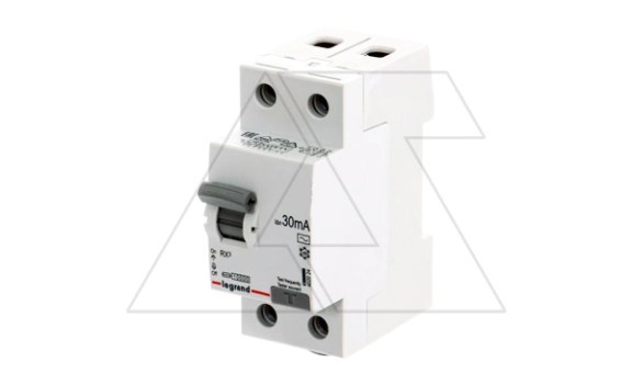 УЗО Legrand RX3, электромеханическое, 2P, 25A, 10kA, 30mA, тип A, 2M фото