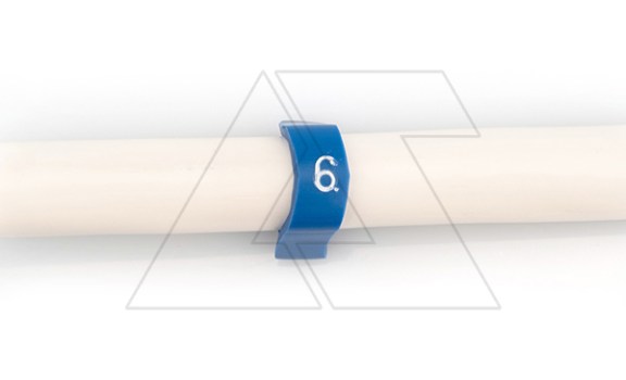 Маркер кольцевой RMS-01 59546-6, D кабеля 1,3-3mm, 0,35-1mm2, символ 