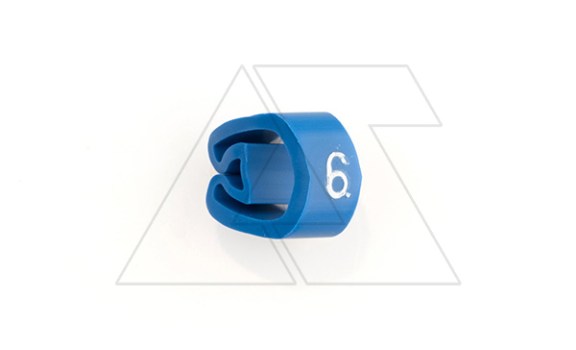 Маркер кольцевой RMS-01 59546-6, D кабеля 1,3-3mm, 0,35-1mm2, символ 