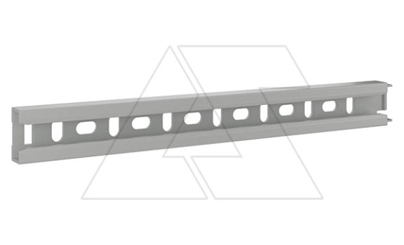 Направляющая для крепления в ряд держателей 510**M, 510**R, 511**R, 512**, L=200мм, RAL 7035, полипропилен фото