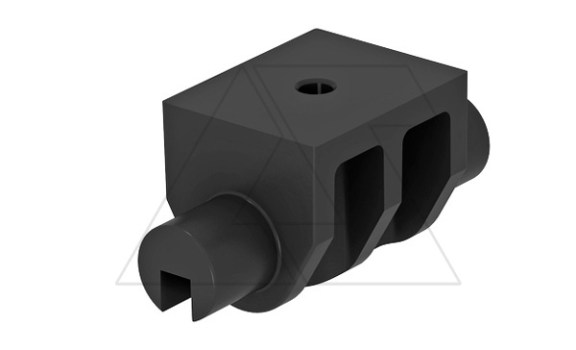 Адаптер 165 MBG UH универсальный, для держателя 165 MBG, UV-resistant, черный, полипропилен фото