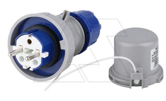 Вилка кабельная 16A, SCHUKO/FR 2P+E, 200_250VAC 50/60Hz, IP66/IP67/IP69, серия DOMO фото