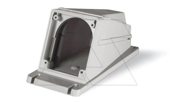 Бокс угловой для встраиваемых разъемов уст. 100x110mm (63A), ввод M40x1.5, IP66/IP67/IP69 фото