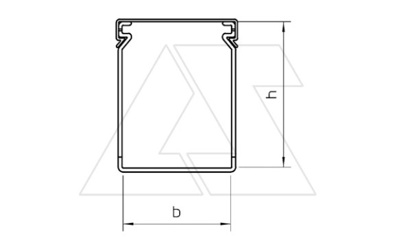 Перфокороб LK4 60060, органайзер для шкафов, 60 x 60 мм (глубина х ширина крышки), L=2000мм, RAL 7030 серый OBO-Bettermann даташит схема