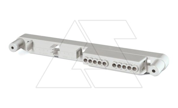 Колодка клеммная с креплением, 5х10+5х16mm2 + место для 654.0360, IP20, для щитов DOMINO на 12 и 24M фото