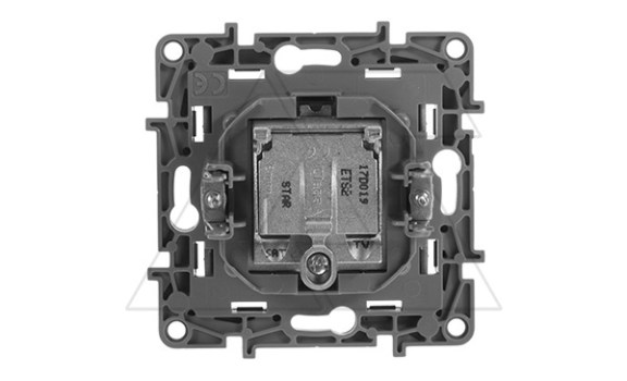 Etika - Розетка TV-SAT двухкабельная 5-862MHz/950-2400MHz. (антрацит) IEK даташит схема