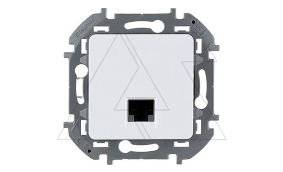 Inspiria - Розетка 1хRJ-45 UTP CAT5E (белый) фото