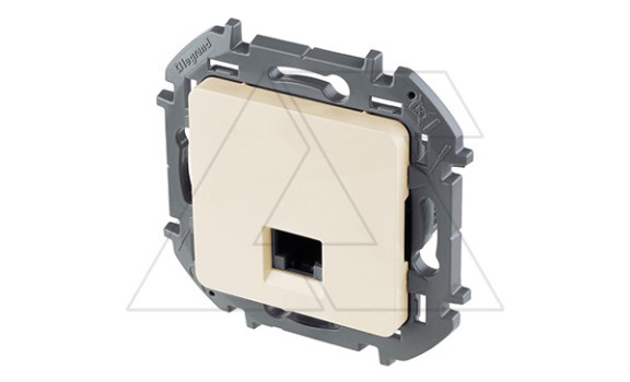 Inspiria - Розетка 1хRJ-45 UTP CAT5E (сл.кость) Legrand даташит схема