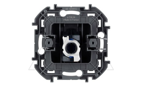 Inspiria - Розетка 1хRJ-45 UTP CAT6 (антрацит) Legrand даташит схема