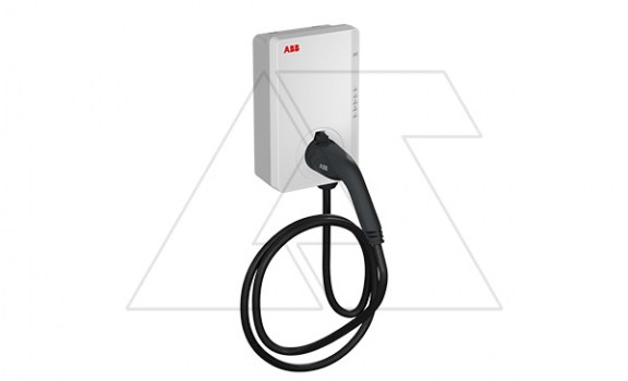 Зарядное устройство Terra AC W7-G5-R-0, вход 100..240VAC, с кабелем Тип2, 7.4kW, RFID, 1xEthernet, IP54 фото
