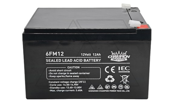 Батарея аккумуляторная Champion Power 6FM12, F2, 12V/12Ah, 151х98х94(100) ДхШхВ, 5 лет Champion Power даташит схема