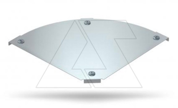 Крышка DFBM 90 200 FS секции угловой горизонтальной 90°, для лотка шириной 200мм, конв. оцинк. фото