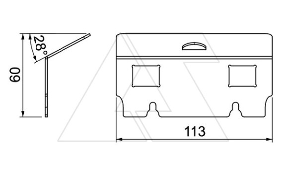 Суппорт DT UH2 C, 2 модуля RJ45, тип С, для лючка UDHOME2, нерж. cталь OBO-Bettermann даташит схема