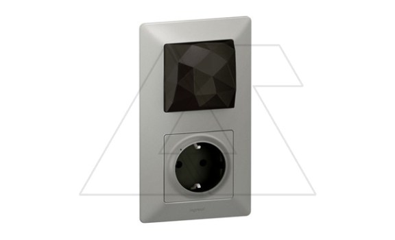 Netatmo-Valena Life-Стартовый пакет. Шлюз WiFi + умная розетка 2P+E 16A 230V + главный беспр. выключатель Я дома/Я вне дома, алюминий Legrand даташит схема