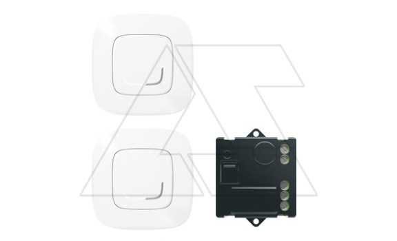 Netatmo-Valena Allure-Пакет для упр. освещением c 2-х мест. Реле 300Вт 240V, два умных беспр. 1-кл. выключателя, белый фото