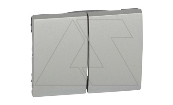 Galea Life - Клавиша для выключателя двойного, Aluminium фото
