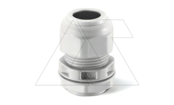 Ввод кабельный PG48 с гайкой с мембраной, диаметр кабеля 34_44mm, GW 750°C, UV-resistant, IP66, серый RAL7035 фото