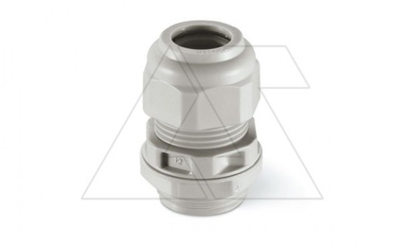 Ввод кабельный M25x1.5 с гайкой без мембраны, диаметр кабеля 13_18mm, GW 750°C, UV-resistant, IP66, серый RAL7035 фото
