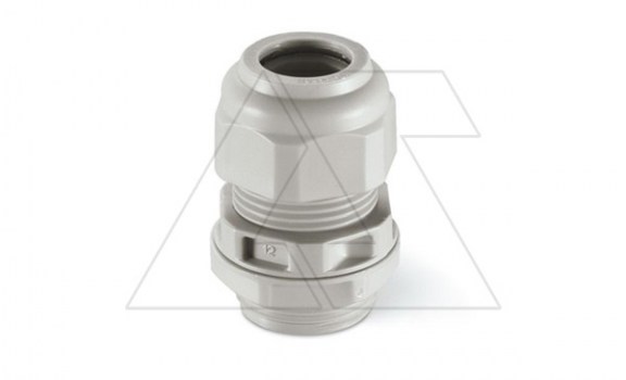 Ввод кабельный M32x1.5 с гайкой без мембраны, диаметр кабеля 18_25mm, GW 750°C, UV-resistant, IP66, серый RAL7035 фото
