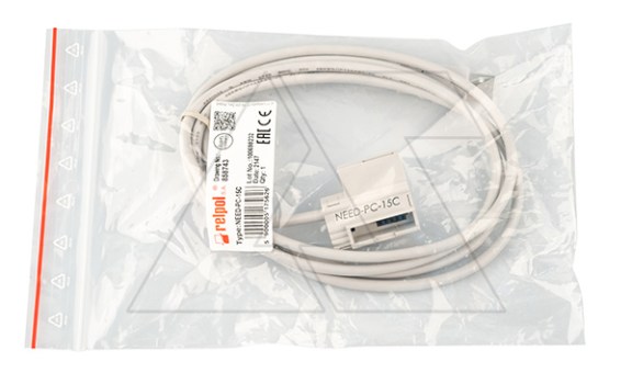 Кабель программирования NEED-PC-15C для соединения NEED и ПК, USB Relpol даташит схема