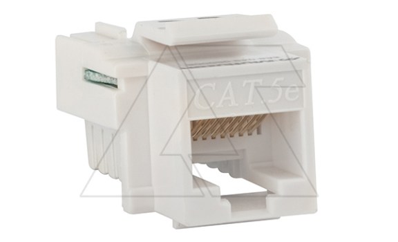 45X45 - Коннектор RJ-45 cat.5e Keystone, UTP фото