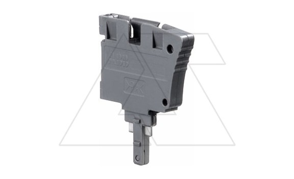Держатель компонентов PG5-R2 для клемм ZS4/5.2, 250В, установка в каналы перемычек, темно-серый фото
