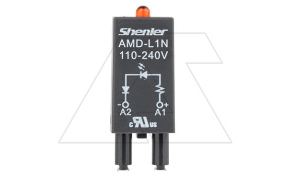 Модуль AMD-L1N, красный LED, 110_240VAC/DC, черный, для SRU, SKF14, SKC, SKB, STB, SRC*-E, SRB, GZT, GZM, GZS, GZMB, ES32 фото