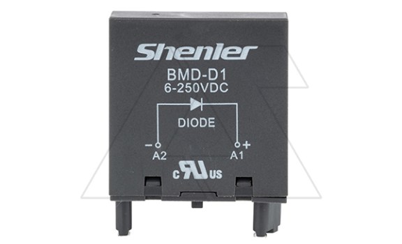 Модуль BMD-D1, диод, 6_250VDC, поляризация +А1/-А2, черный, для STB14, SEB11-E, SUB*-E, GZP8, GZP11, MT 78 740(745) фото
