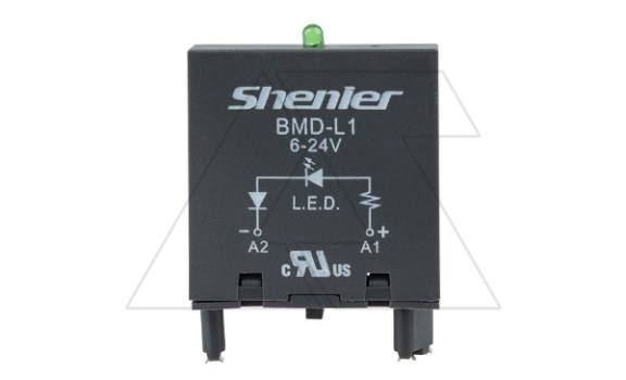 Модуль BMD-L1 6-24VAC/DC зеленый LED, черный, для STB14, SEB11-E, SUB*-E, GZP8, GZP11, MT 78 740(745) фото