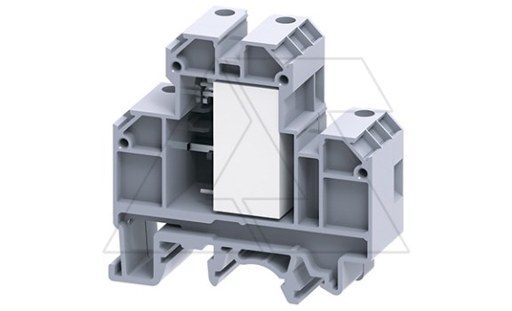 Клемма с RC-цепью CDL4U(E)RC0.22MF /18х55,5mm, винтовая, 4 присоед., 4(max 6)mm2, 0,22MF, 20A, 630V, серая фото