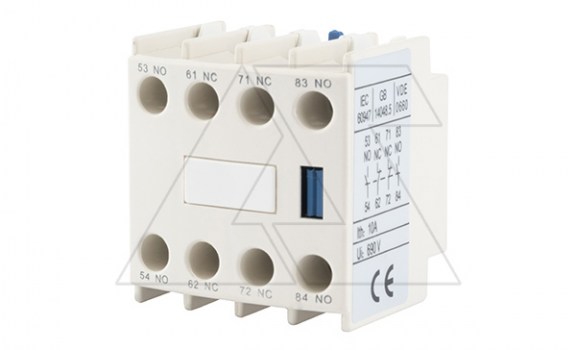 Блок-контакт вспом. DN-22, 2NO+2NC, фронт. монтаж, для контакторов UKC(D)-330_800 фото
